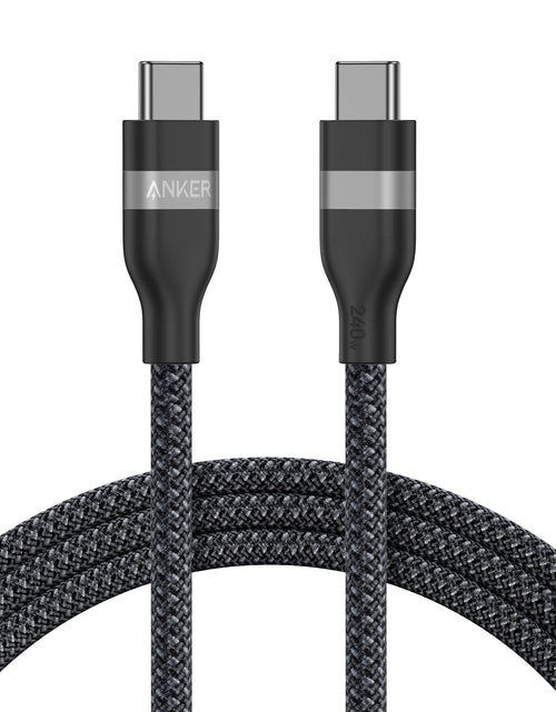 Load image into Gallery viewer, Anker USB-C to USB-C Cable (3 ft / 6 ft, 240W, Upcycled-Braided)
