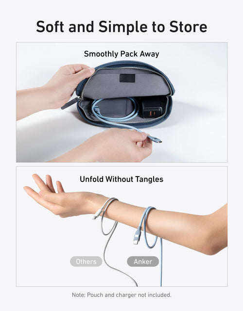 Load image into Gallery viewer, Anker USB-C to USB-C Cable (3 ft / 6 ft, 240W, Upcycled-Braided)
