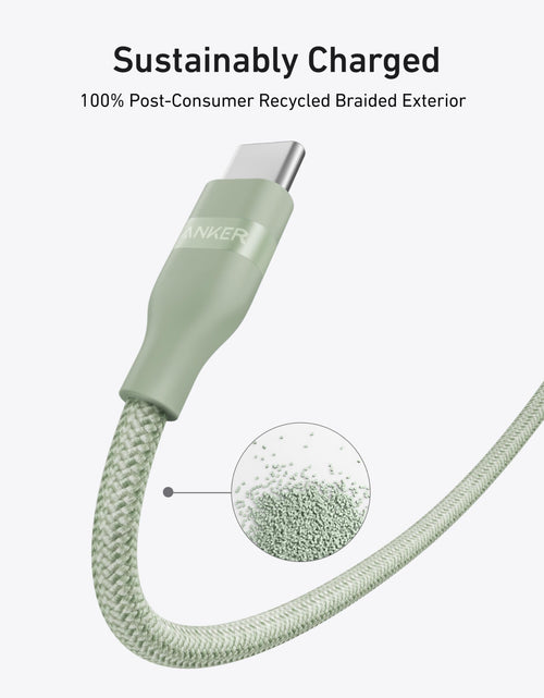 Load image into Gallery viewer, Anker USB-C to USB-C Cable (3 ft / 6 ft, 240W, Upcycled-Braided)
