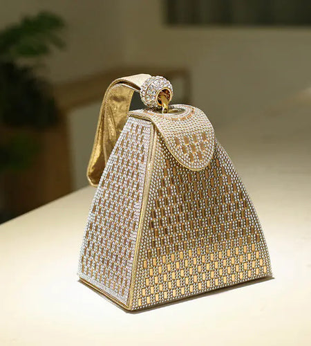 Luxury Diamond Clutch Bag for Women - Evening Purse