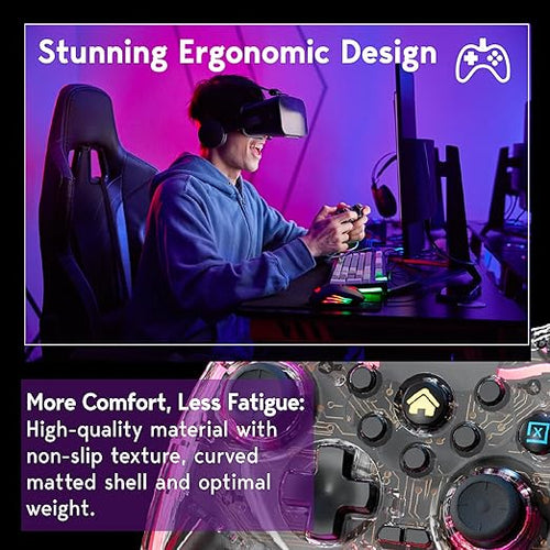 Load image into Gallery viewer, 7-in-1 Multi-Platform Wireless Game Controller Set - LED RGB Breathing Lights
