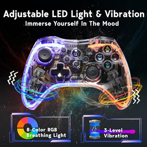 Load image into Gallery viewer, 7-in-1 Multi-Platform Wireless Game Controller Set - LED RGB Breathing Lights
