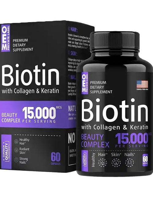Load image into Gallery viewer, Compound Vitamin B Capsules and Biotin Capsules
