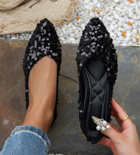 Women’s Pointed-Toe Flat Casual Shoes