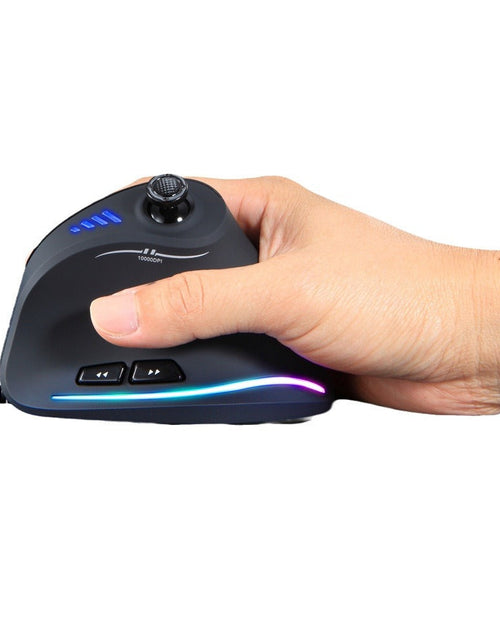 Load image into Gallery viewer, Master C18RGB Vertical Mouse Grip Ergonomic Joystick Game Wired Mouse Notebook Mouse
