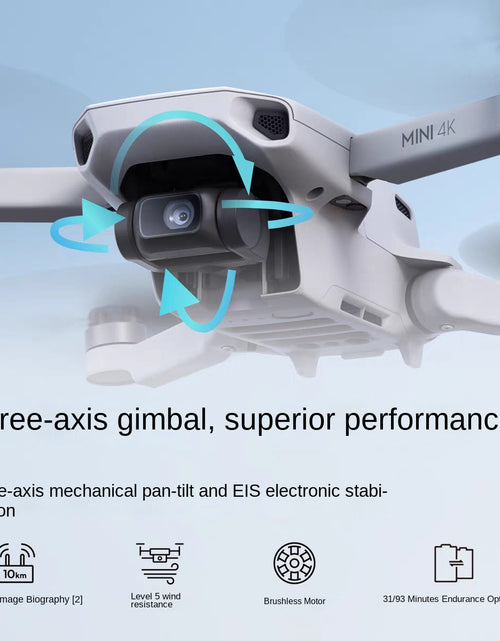 Load image into Gallery viewer, DJI Mini 4K Ultra HD Mini Aerial Drone Captain with Intelligent Range Shooting and Remote Control Aircraft
