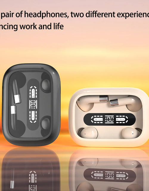 Load image into Gallery viewer, TWS Wireless Bluetooth Headphones ENC Noise Canceling with Mic Earphones Invisible Sleeping Earbuds Sports Waterproof Headset ﻿
