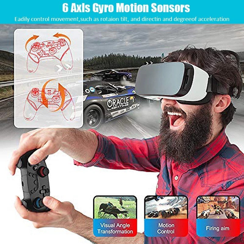 Switch Bluetooth wireless game controller PC controller with screenshot six axis gyroscope accelerator supporting wake-up