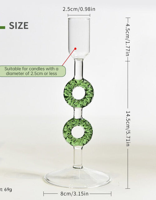 Load image into Gallery viewer, Nordic Borosilicate Glass Candle Holder, Christmas Tree Tabletop Decor for Home
