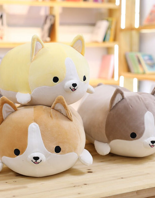 Load image into Gallery viewer, 30/45/60cm Cute Corgi Dog Plush Toy Stuffed Soft Animal Cartoon Pillow Lovely Christmas Gift for Kids Kawaii Valentine Present
