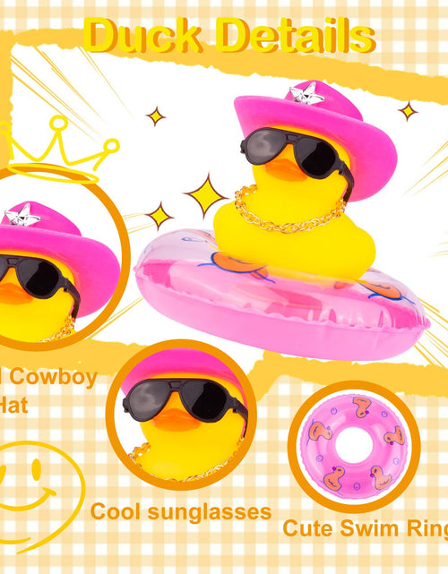 Load image into Gallery viewer, MuMyer Yellow Duck Dashboard Decoration Rubber Car Ornament Small N21
