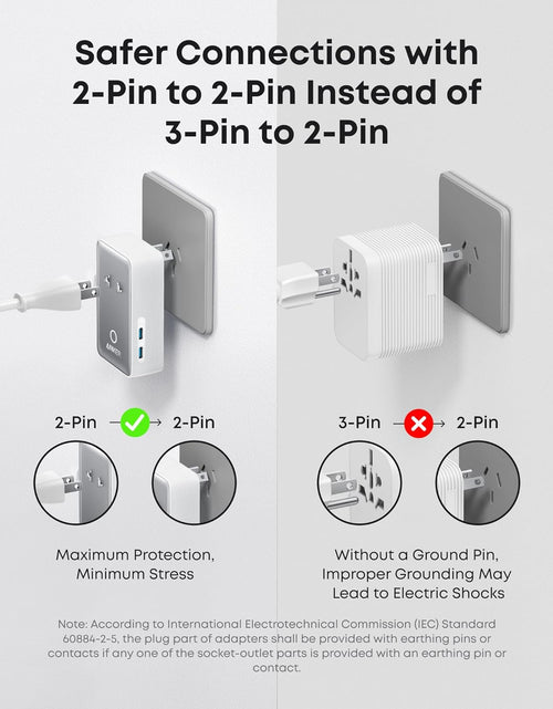 Load image into Gallery viewer, Anker Nano Travel Adapter (5-in-1, 20W, 1-Pack)
