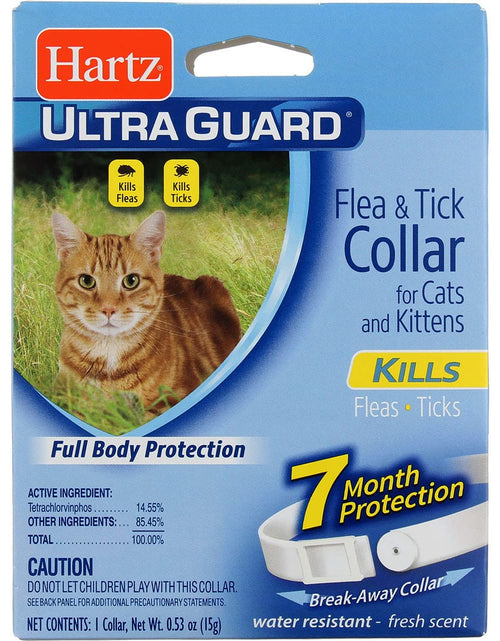 Load image into Gallery viewer, Hartz UltraGuard Flea &amp; Tick Cat and Kitten Collar White 1 ct 7 Month
