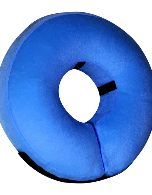 Load image into Gallery viewer, Tonqixope Inflatable Dog Cone Collar Soft Protective Donut Collar Blue XL
