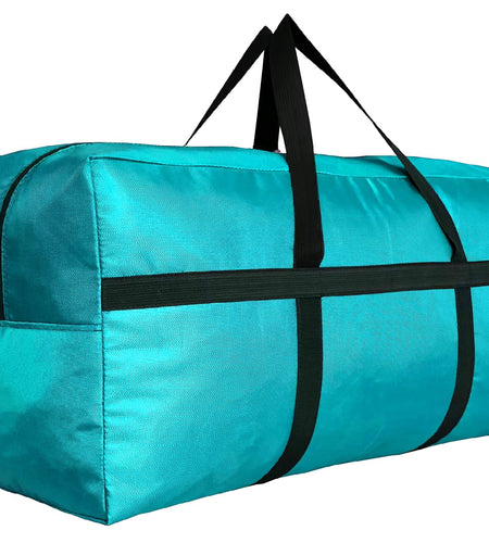 DoYiKe Extra Large Foldable Travel Duffle Bag Turquoise 35"L x 11.8"W x 19"H