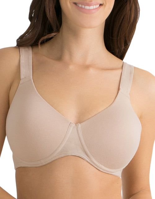 Load image into Gallery viewer, Fruit of the Loom Women's Anti-Gravity Wire-Free Bra Sand Size 42DD
