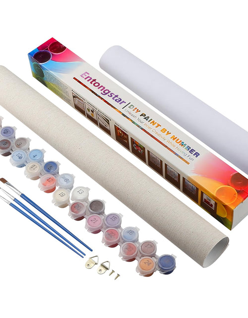 Load image into Gallery viewer, Entongstar Paint by Numbers Kit for Kids Guitar Cat 50mm x 40mm x 1mm
