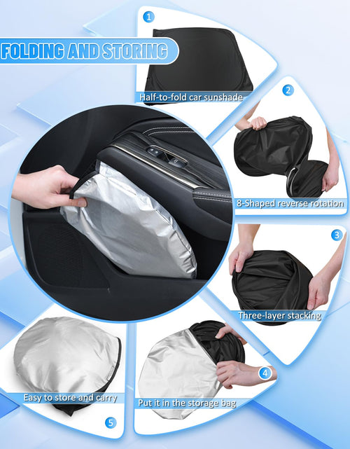 Load image into Gallery viewer, Sunset Beach Windshield Sun Shade for Toyota Prius Hatchback 2016-22 Foldable
