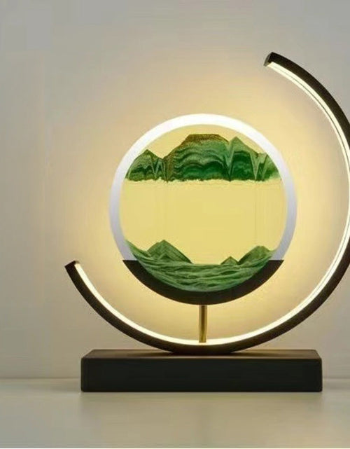 Load image into Gallery viewer, LED Flowing Sand Painting Lamp: Night Light for Home (Gift Option)
