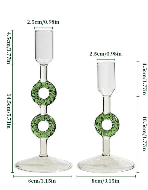 Load image into Gallery viewer, Nordic Borosilicate Glass Candle Holder, Christmas Tree Tabletop Decor for Home
