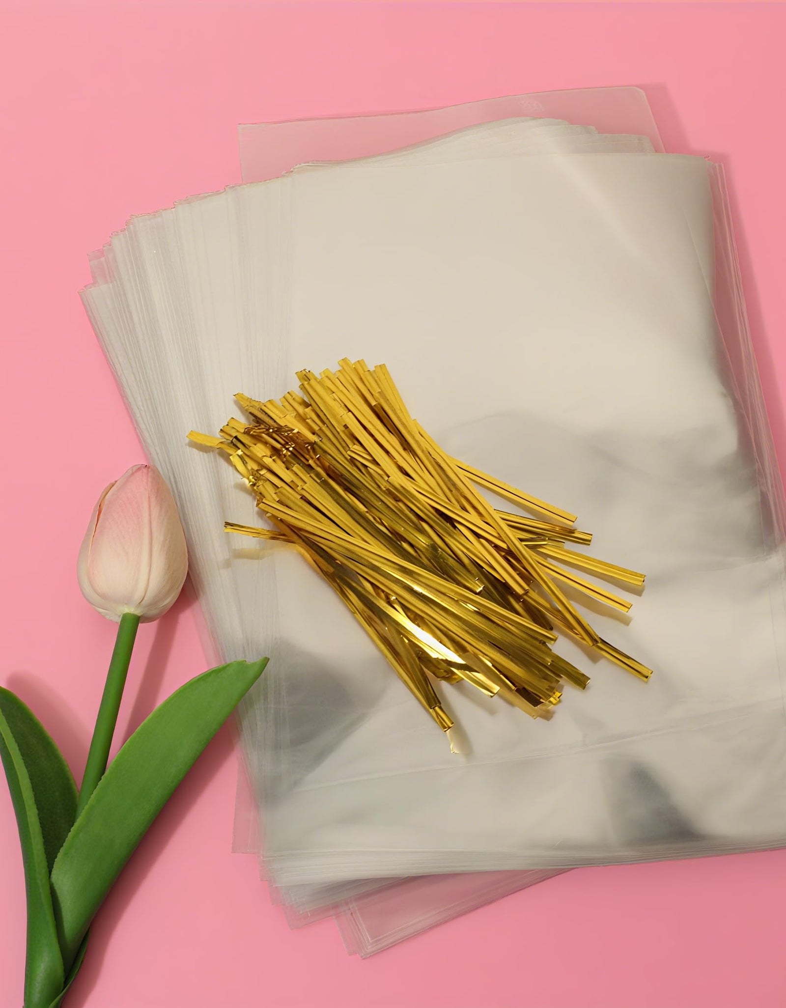 Kyswwellbag Cellophane Bags 3x5in 200 Pcs Transparent Self Adhesive Poly PP