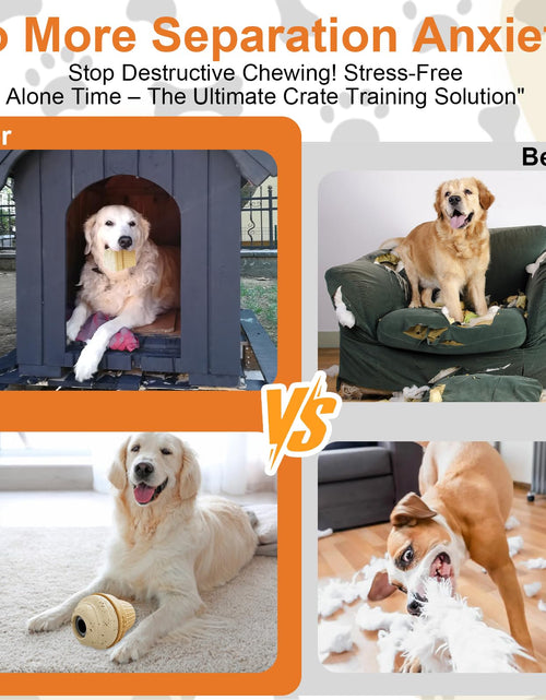 Load image into Gallery viewer, hwnguJ Durable Freezable Ice Cream Dog Toy for Aggressive Chewers
