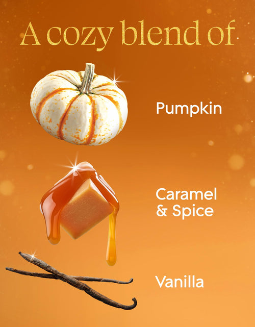 Load image into Gallery viewer, Glade 3-Wick Scented Candle Jar Pumpkin &amp; Ginger 6.8 Oz 3 Count
