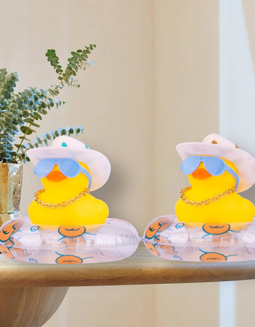 Load image into Gallery viewer, MuMyer Yellow Duck Dashboard Decoration Rubber Car Ornament Small N21
