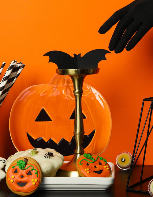 Load image into Gallery viewer, LemonRoad Halloween Ceramic Pumpkin Candy Dishes 7.87'' Orange 4 Pcs

