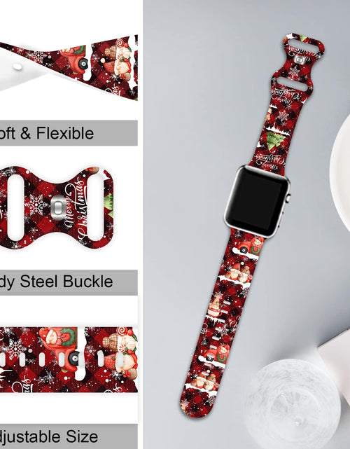 Load image into Gallery viewer, msausyr Christmas Silicone Sport Band Compatible Apple Watch 38-49mm D-22
