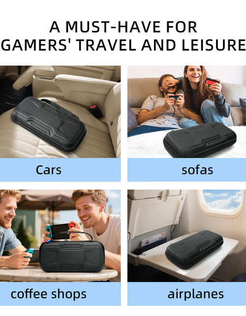 Load image into Gallery viewer, Generic Nintendo Switch 2 Carrying Case 2025 Hard Shell Black Nylon

