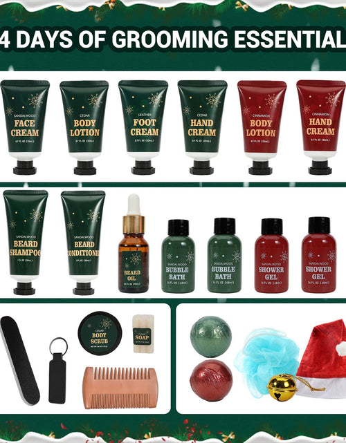 Load image into Gallery viewer, Advent Beauty Calendar 2025 Men Beard Care Skincare 24 Day Christmas Countdown
