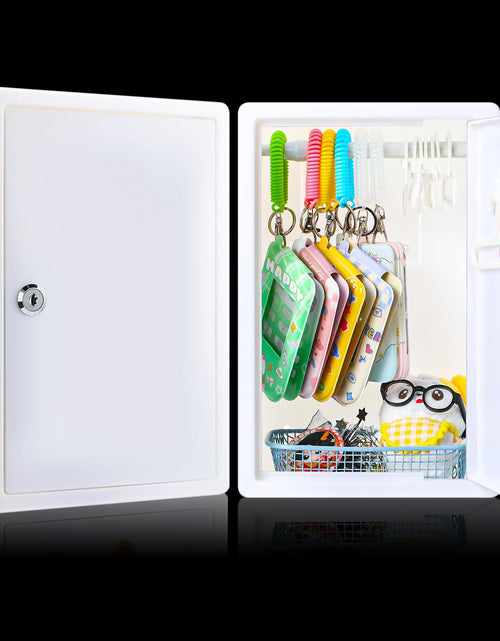 Load image into Gallery viewer, Geelin Mini Locker Keys Small Storage Cabinet Rectangular 11.81x3.94x4.33 Inch
