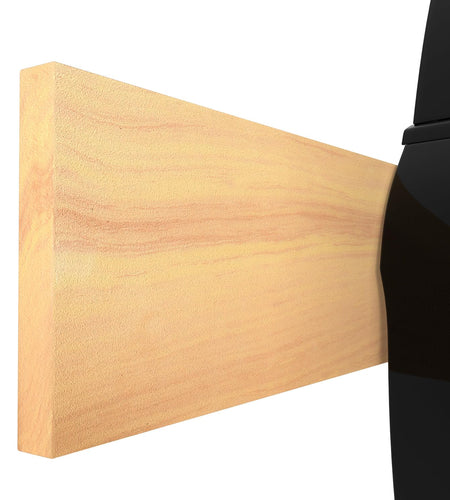 AMPULLA GWP02S Wood Grain Garage Wall Protector Car Door Protectors 2-Pack