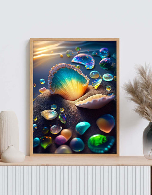 Load image into Gallery viewer, GEEHEIY 5D Seashell Diamond Art Kit for Adults, 12x16 Inch, Art Deco Style
