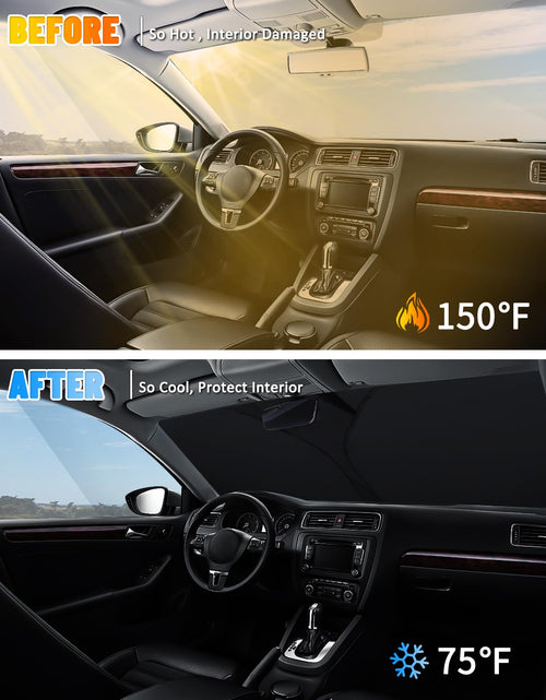 Load image into Gallery viewer, Sunset Beach Windshield Sun Shade for Toyota Prius Hatchback 2016-22 Foldable
