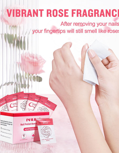 Load image into Gallery viewer, BestBy10/26 NXJ INFILILA Nail Polish Remover Pads Big Size 50 PCS
