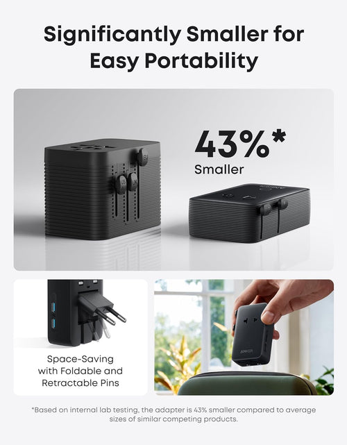Load image into Gallery viewer, Anker Nano Travel Adapter (5-in-1, 20W, 1-Pack)
