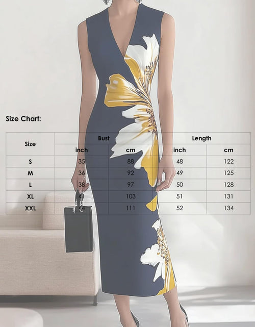 Load image into Gallery viewer, HVT Women's 2025 Summer Halter Neck Floral Print Maxi Dress XXL
