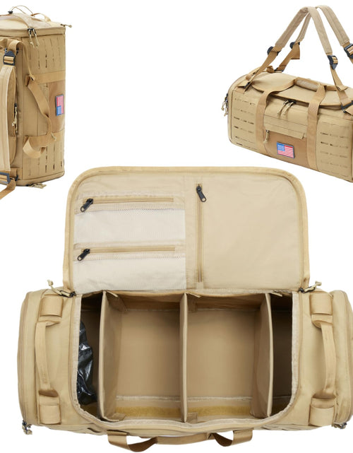 Load image into Gallery viewer, CONTAIL 48L Military Tactical Molle Duffle Bag Detachable Straps Earth Yellow
