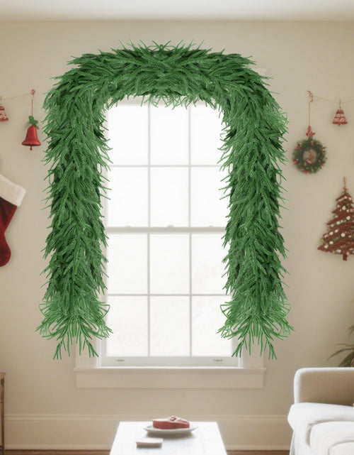 Load image into Gallery viewer, KYGDS Christmas Norfolk Pine Garland 5FT Real Touch Artificial Greenery Green
