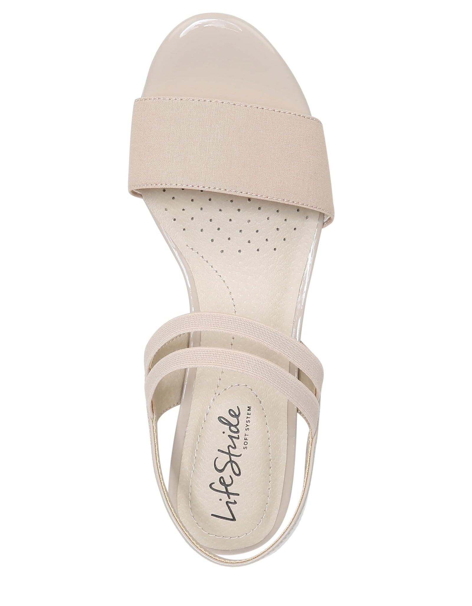 LifeStride Womens Yolo Sandal Tender Taupe Size 10 W