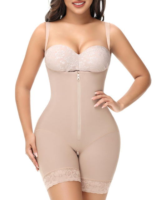 Load image into Gallery viewer, M MYODRESS Shapewear Tummy Control Fajas Body Shaper Stage 2 Tan Size L
