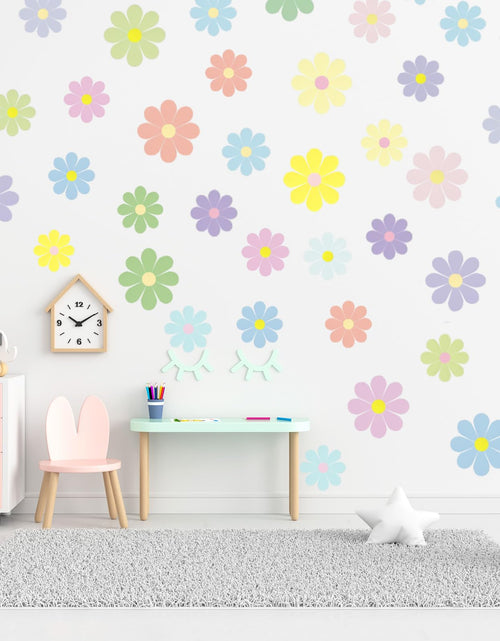 Load image into Gallery viewer, Rapid Decor 32 Pcs Danish Pastel Waterproof Removable Flower Wall Decals
