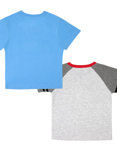 Load image into Gallery viewer, Disney Mickey Mouse Boys 2 Pack T Shirt Short Sleeve Kids Size 4 Blue Grey
