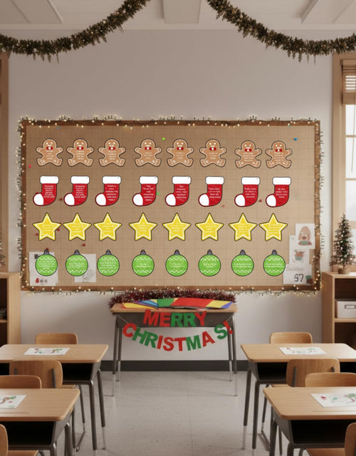 Load image into Gallery viewer, Soulchen 24 Pcs Gingerbread Man Christmas Tree Ornaments with Red Ropes
