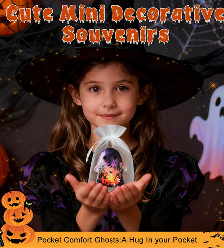 Generic Ghost Pocket Cards Halloween Comfort Black Inspirational Card A