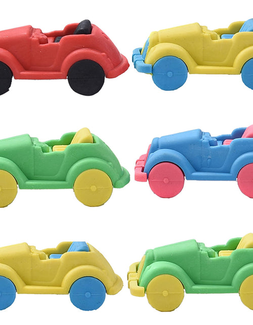 Load image into Gallery viewer, RONDURE Car Erasers 18 Pcs 3D Sports Car Puzzle Take Apart Erasers Kids
