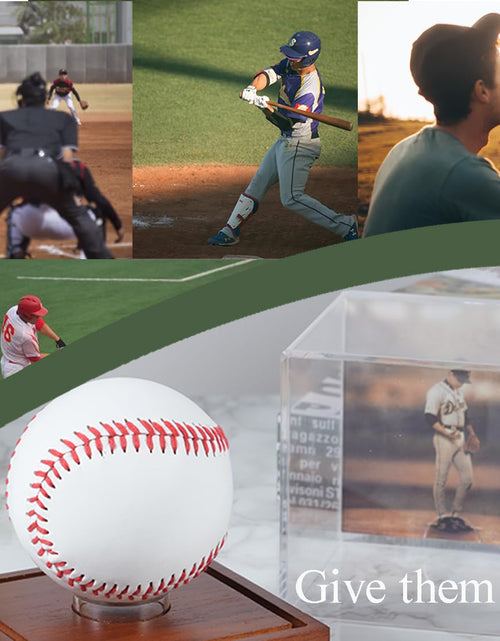 Load image into Gallery viewer, KASTANNY UV Protected Acrylic Baseball Display Case Clear Fits Official Size
