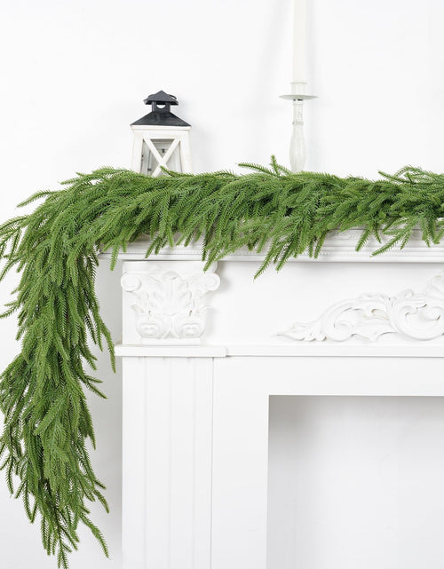 Load image into Gallery viewer, XmasExp Norfolk Pine Garland 6FT Realistic Artificial Christmas Green
